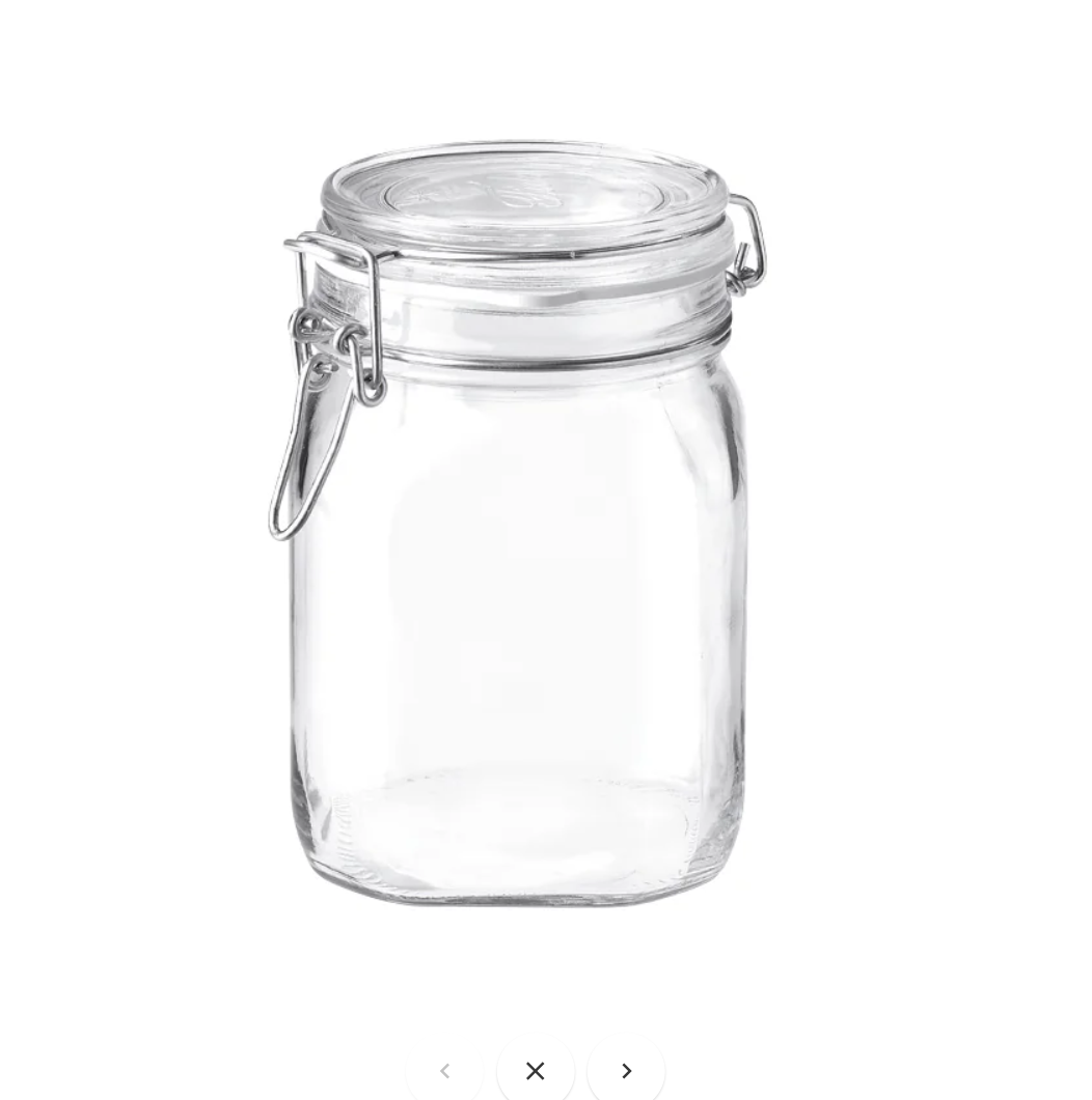 FIDO Glass Jar & Wire Cliptop